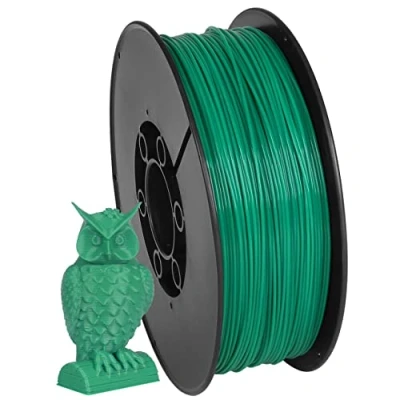 Image de Filament PLA 1,75 mm (fil) pour imprimantes 3D MADE IN EU (1 kg, Vert)