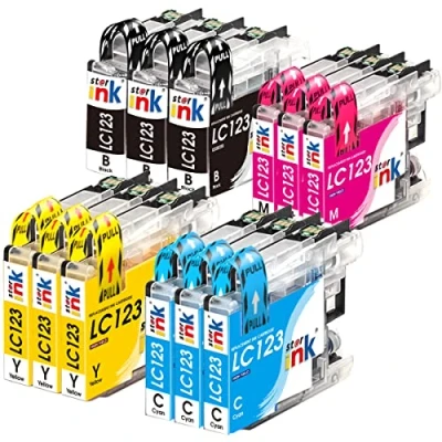 Image de starink LC123 LC121 Cartouches d&#039;encre Compatible pour Brother 123 MFC J6520DW J6720DW J6920DW J4410DW J4510DW J4610DW DCP J4110DW J552W J132W J152W