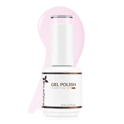 Image de Nicedeco 15ML Vernis Gel Semi Permanent Translucide Rose, Sans HEMA à Ongles Polish UV LED Soak Off Brillant Longue Durée (12)