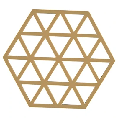 Image de Zone Denmark Trivet Triangles Khaki 16 x 14 cm
