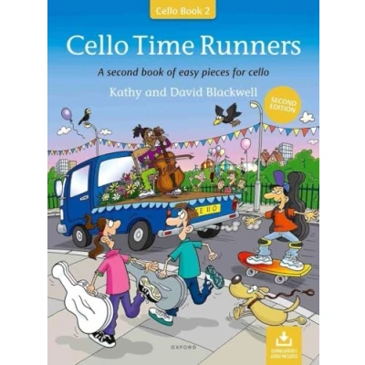 Image de cello time runners a second book of easy pieces for 2 eme edition + enregistrements en ligne