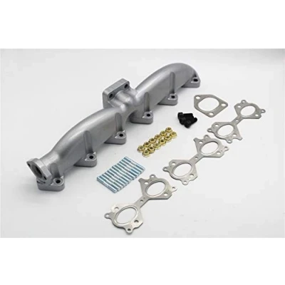 Image de Collecteur d&#039;échappement en fonte avec joints compatibles E46 E39 E60 E61 E38 E65 E83 E53 3 5 7 X3 X5