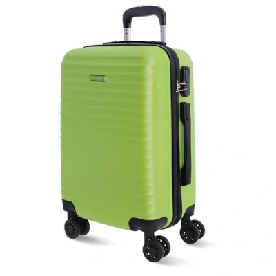 Image de DON ALGODON Valise Cabine 55x40x20 Bagage Ryanair de Voyage Compatible avec Les compagnies aériennes à Main légère et Rigide 4 Roues 360º Iris