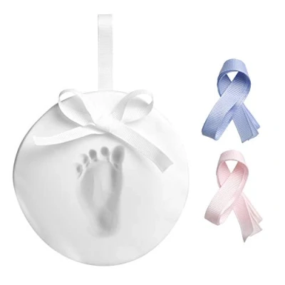 Image de Pearhead Souvenir Empreinte de Bébé, Blanc