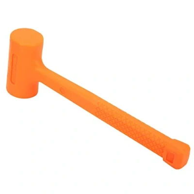 Image de Poignée maillet en caoutchouc, marteau caoutchouc non élastique PVC pratique, outil d&#039;installation de à coup mort(0.5LB)
