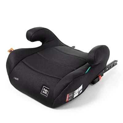Image de BABYAUTO NAUNA Réhausseur Enfant ISOFIX/iSIZE Rehausseur Voiture Siege Auto Groupe 3 (22 36kg/5 12 ans) 125 150 cm Extra Rembourré pour plus de Confort Noir