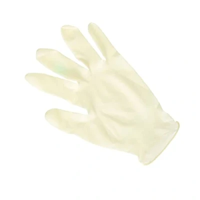 Image de Guantes desechables Latex Sintetico Talla 8 Caja 100 Unidades