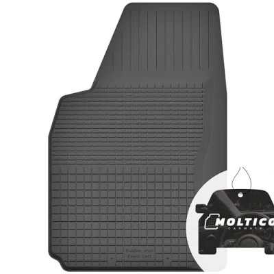Image de Conducteur Tapis de Voiture Caoutchouc avec Bordure Set 1 Pièces Sol Antidérapant Adapte pour Dacia Logan MCV I 2007 2012
