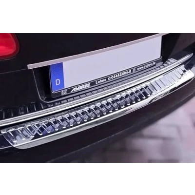 Image de Recambo Protection de seuil Chargement en Acier Inoxydable chromé Compatible avec VW Passat 3C B6 Variant 2005 2010 Rebord Qualité supérieure