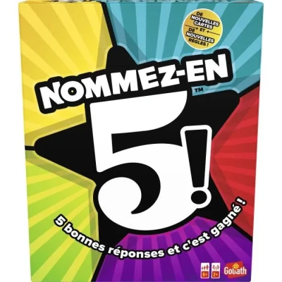 Image de Nommez en 5 (Name 5) jeu d&#039;ambiance Goliath
