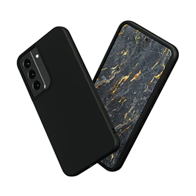 Image de RhinoShield Coque Compatible avec [Samsung Galaxy S22] SolidSuit Fine Technologie d&#039;absorption des Chocs et Finition Premium Matte Noir Classic