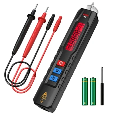 Image de BSIDE Détecteur de Tension Sans Contact Stylo Multimètre Automatique NCV 6V 1000V avec Sensibilité Réglable Testeur Multifonction Continuité Résistance Diode Capacité Vérificateur Fil sous