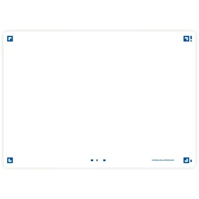 Image de OXFORD Flash 2.0 Lot de 80 Fiches Cards Format A6 (10, 5 x 14, 8cm) fond Blanc Uni Recto/Verso Bristol