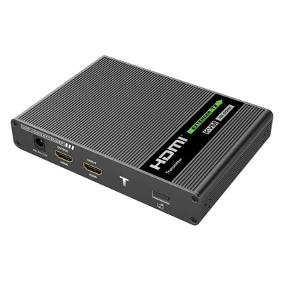 Image de TECHLY 361629 HDMI KVM Extender sur câble réseau 4K @60Hz 70 m