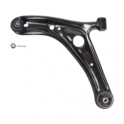 Image de FEBI BILSTEIN 43046 Bras de suspension Essieu avant gauche, inférieur barre oscillant transversal Tôle d&#039;acier TOYOTA: Yaris I 3/5 portes, Verso