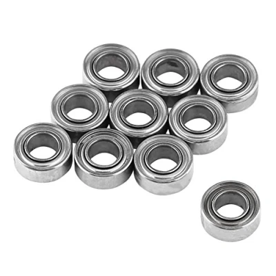 Image de MR63ZZ 10Pcs Roulements à Billes Miniatures, Roulement Blindé en Acier Miniatures Blindés de 3x6x2.5 mm pour l&#039;Imprimante 3D Modélisation