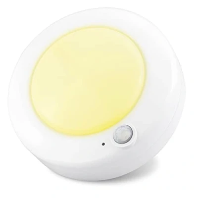 Image de BIGMONAT Lampe de douche sans fil Avec télécommande, Plafonnier Salle Bain Détecteur Mouvement,Lumière à Piles Intensité Variable Pour le Couloir du Garde manger