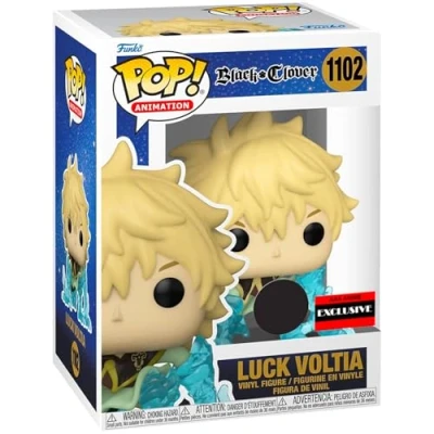 Image de Funko Pop Black Clover Luck Voltia (Lightning Armor) GITD Chase Figure (AAA Anime Exclusive)