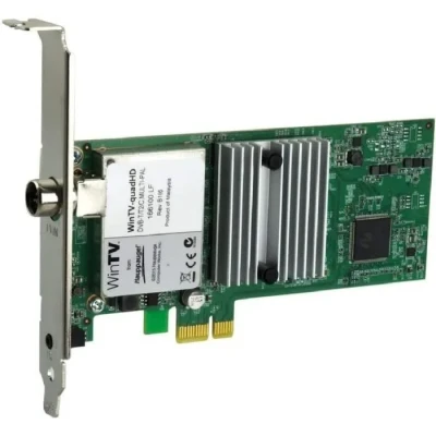 Image de Hauppauge 3875199 Carte WinTV quadHD, PCI Express, Vert