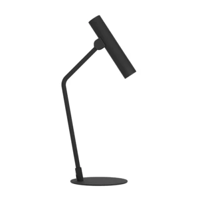 Image de EGLO Lampe de table LED Almudaina, lumière chevet minimaliste, luminaire à poser pour salon et chambre, métal noir, blanc chaud
