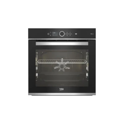 Image de Four encastrable multifonction Pyrolyse BEKO BBIM13500XPSW Inox / Noir Porte froide 59,4 x 56,7 59,5 cm