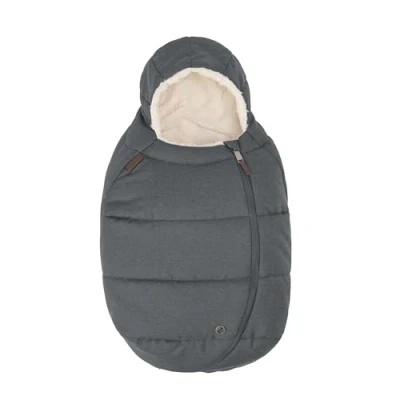 Image de Maxi cosi Chancelière pour siège auto bébé, Confortable, Tissus doux et robustes, Lavable en machine, Compatible avec bébé Cosi, Twillic Graphite