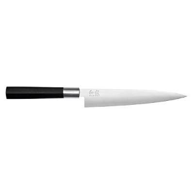 Image de KAI Wasabi Black Couteau à fileter Flexible Longueur de Lame 18,0 cm Acier Inoxydable Poli 6A/1K6 58 (±1) HRC Manche en polypropylène Noir Fabriqué au Japon