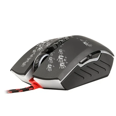 Image de Souris de jeu A4TECH, 6200 DPI, rétro éclairage RGB, BLOODY Blazing A60 (Activated)