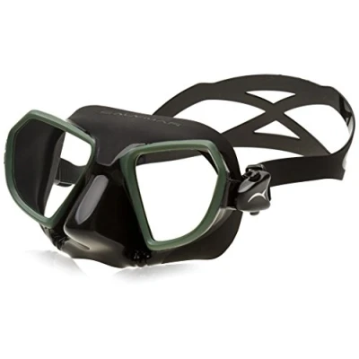 Image de Salvimar Noah Masque de plongée Mixte Adulte, Noir/Vert