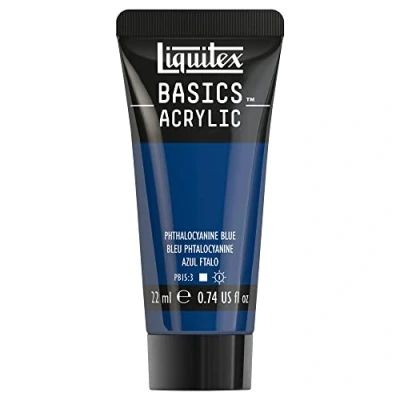 Image de Liquitex Acrylique Basics Tube 22 ml Bleu Phtalocyanine ROW