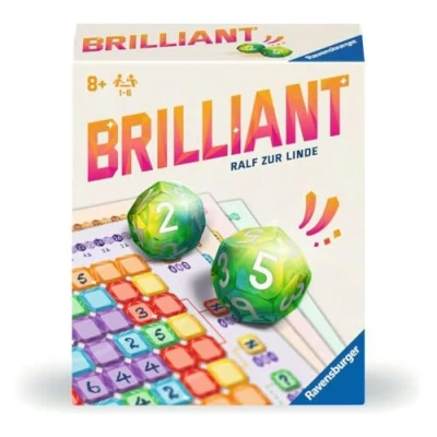 Image de Ravensburger Brilliant, Roll and Write, Jeux de société pour Enfants 8 Ans et Plus, 1 à 6 Joueurs, dés, Jeu fêtes, Cadeau Enfant Ans, familiale, édition espagnole