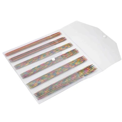 Image de KnitPro Symfonie Kit Aiguilles 10 cm à Double Pointe pour Chaussettes Multicolore