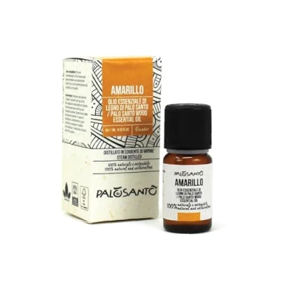 Image de Huile essentielle de Palo Santo Qualité Amarillo 10 ml naturelle et artisanale Pour les massages : nourrit la peau diffuseurs parfume maison, apporte bonne humeur