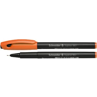 Image de Schneider 196706 Stylo feutre Pointe fine et précise 0,4 mm Orange