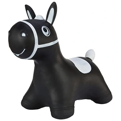 Image de Hoppimals Tootiny Animal Sauteur Gonflable Cheval, Sauteur, Jouet Développe la motricité A partir de 12 Mois avec Pompe à air Incluse