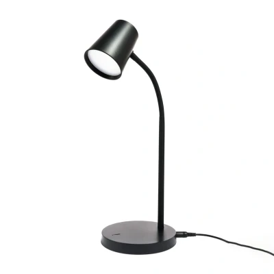 Image de Lindby lampe de table LED Ailina, hauteur 36 cm, noir, intensité variable