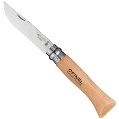 Image de Opinel Couteau Acier Inoxydable No. 6 Hêtre Naturel