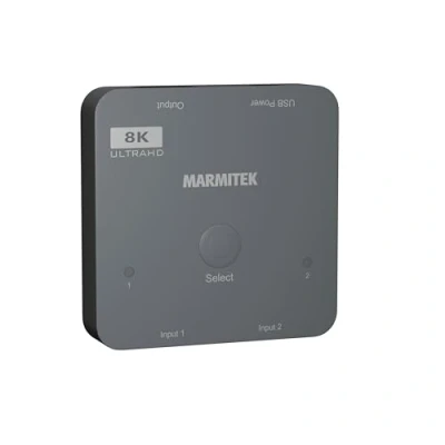 Image de Marmitek 4K120 HDMI Switch 8K Connect 720 Commutateur 2.1 4K 120Hz HDR 2 in/1 Out 48Gbps VRR ALLM QFT QMS Dolby Digital Multi Hub