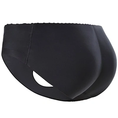 Image de Everbellus Culotte Push Up pour Remonte Fesse Femme (Noir, S/EU 36)