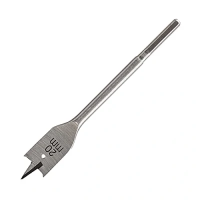 Image de wolfcraft 7634000 1 Mêche Plate, Ws, Ø 14 Mm, Longueur de Spirale 152 Coupe Rectifiée , Pointe Centrage Affûtée, Queue 6 Pans argent
