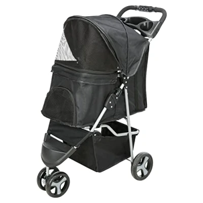 Image de TRIXIE 28958 Poussette, Dimensions : 47 x 100 80 cm, Noir