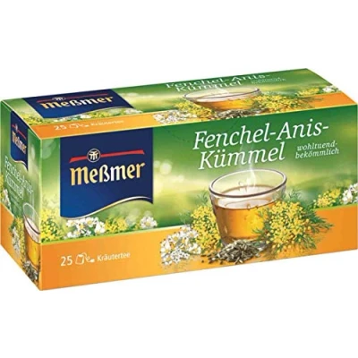 Image de Meßmer Fenouil Anis Carvi (Fenouil Thé) Poids Total 50 grams