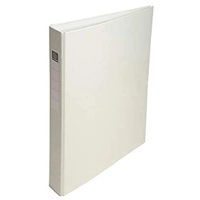 Image de Exacompta réf. 51388E Carton de 10 classeurs rembordés PP 4 anneaux ronds diamètre 25 mm Dos 40 Dimensions extérieures : 32 x 25,5 cm Format à classer A4 Coloris blanc