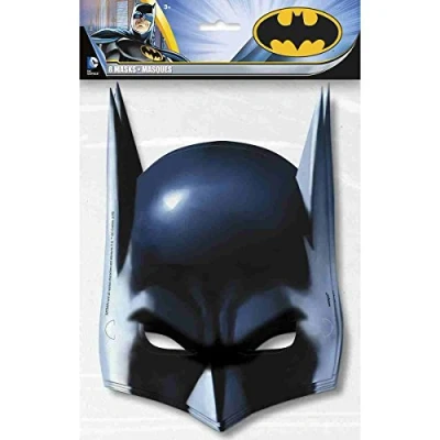 Image de Masques Batman Carton 8 pièces