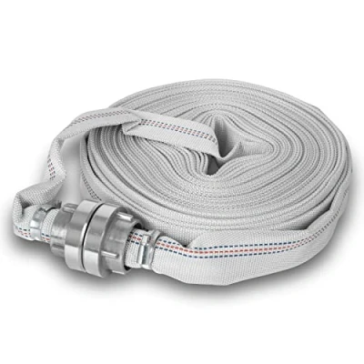 Image de EBERTH 1&quot; tuyau de refoulement, plat avec raccord Storz, longueur 20m, diamètre 1 pouce, d&#039;incendie, en textile, d&#039;arrosage, pompe, jardin, Storz 25 D