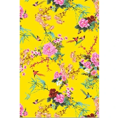 Image de Décopatch FDA750O Une pochette de 20 feuilles 30x40 cm Asiatique jaune