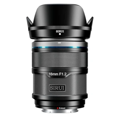Image de SIRUI Sniper objectif autofocus 16 mm, grand angle F1.2 APS C pour A5 A6 A7 FX A9 ZV E Series (monture E, noir)