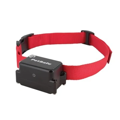 Image de PetSafe, Collier supplémentaire pour Chien têtu ou Gros clôture Anti Fugue avec Fil, Ajustable, imperméable, 5 Niveaux de Stimulation, Chiens +4 kg, pèse 142 GR.