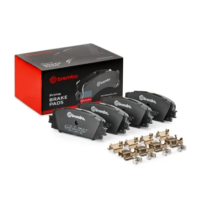Image de BREMBO P 83 141 Jeu de plaquettes frein avec indicateur d&#039;usure accessoires TOYOTA: Yaris II 3/5 portes, III iQ