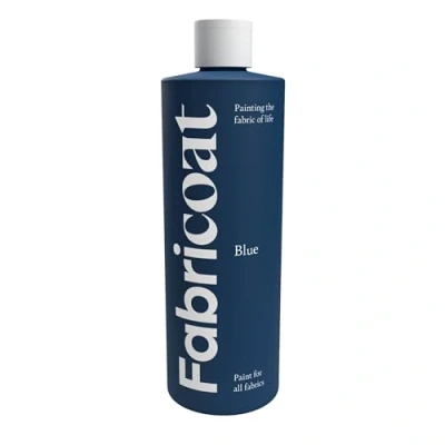 Image de Fabricoat Peinture Textile Restaurez ou Changez la Couleur de Tous les Textiles Peignez Directement sur le Tissu Transformez Tissus : Canapés, Abat jour (500 ml, Bleu)